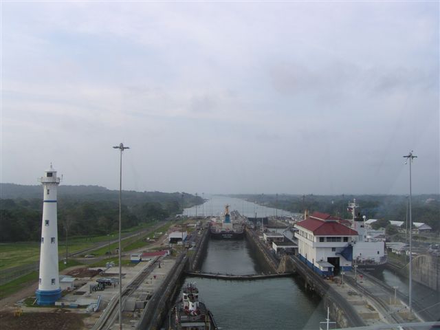 Panamakanal, auf dem Weg in den See von Gatn